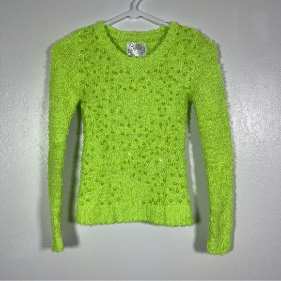 Justice, Girls Long Sleeve Glitzy Sweater. Size 12. Excellent condition! - Picture 1 of 6